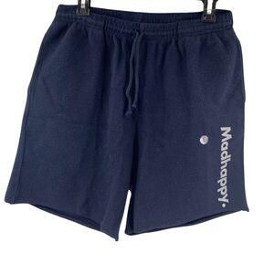 MadHappy Terry Cloth Navy Shorts Size Large NEW